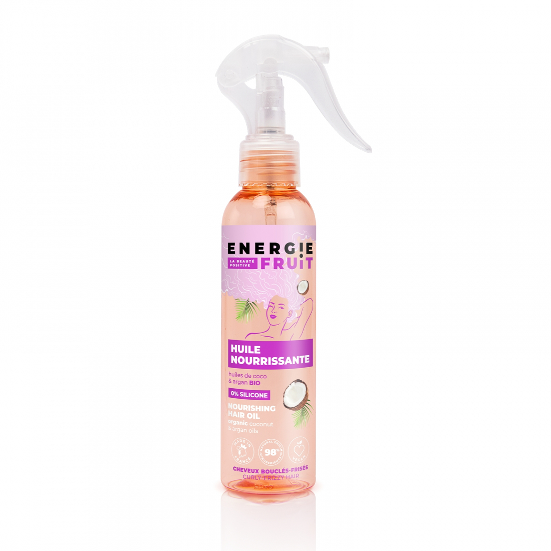 Huile Cheveux 'Sublimissime Reparatrice Sans Silicone - Coco Et Huile D'Argan' - 150 ml