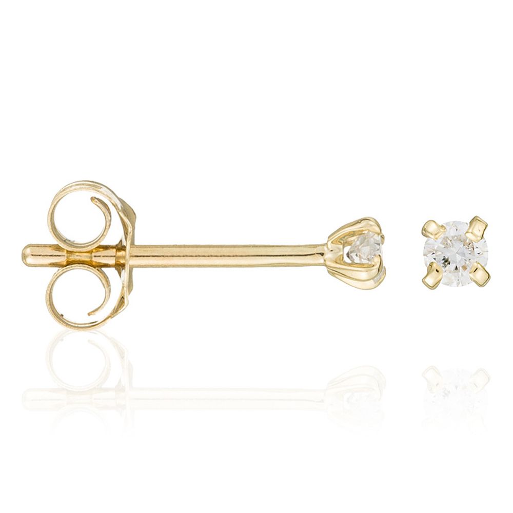 Women's 'Single Diamond' Earrings