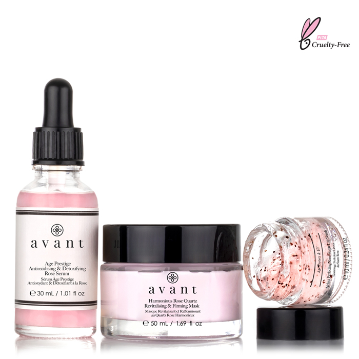 Coffret de soins du visage 'Anti-ageing and Rose Infused Collection' - 3 Pièces