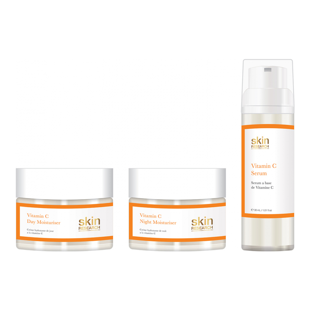 'K3 Vitamin C Day & Night' Moisturizing Cream, Serum - 2 Units