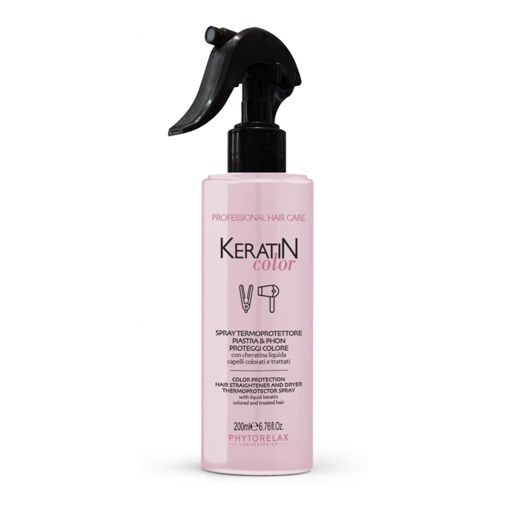 'Color Protection With Liquid Keratin' Heat Protector Spray - 200 ml