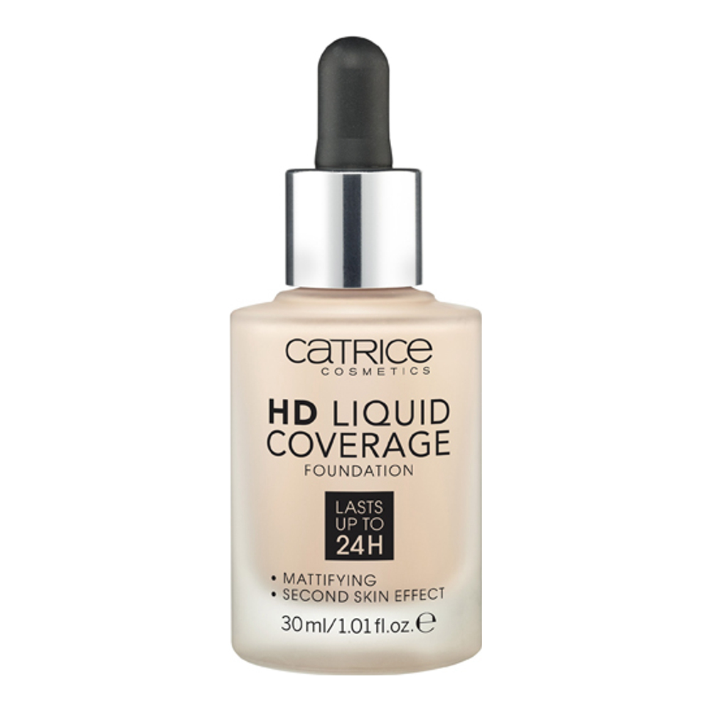 'HD Liquid Coverage' Foundation - 010 Light Beige 30 ml