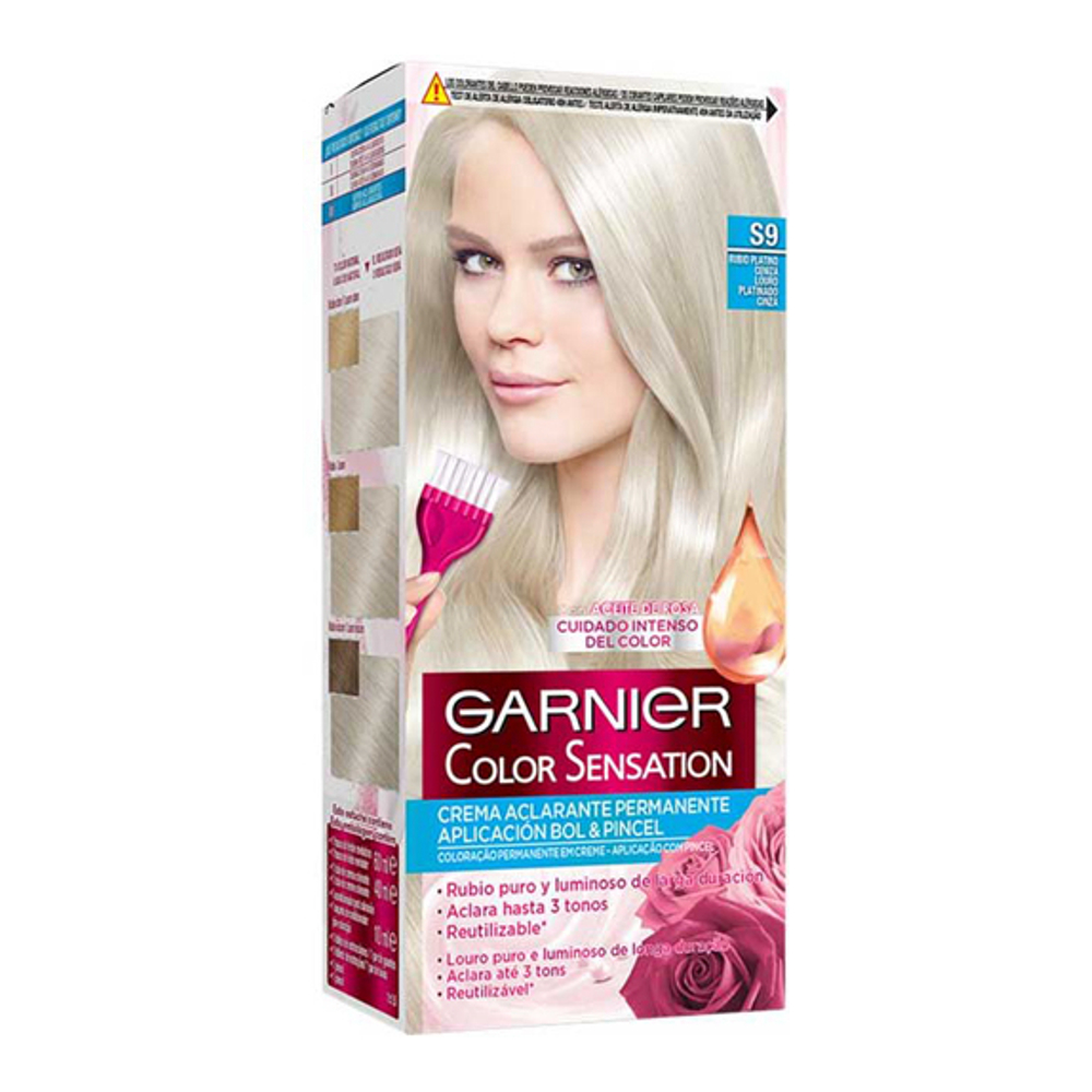 'Color Sensation' Permanent Colour - S9 Platinum Ash Blonde 120 g