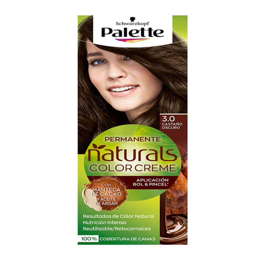 'Palette Natural' Haarfarbe - 3.0 Dark Brown