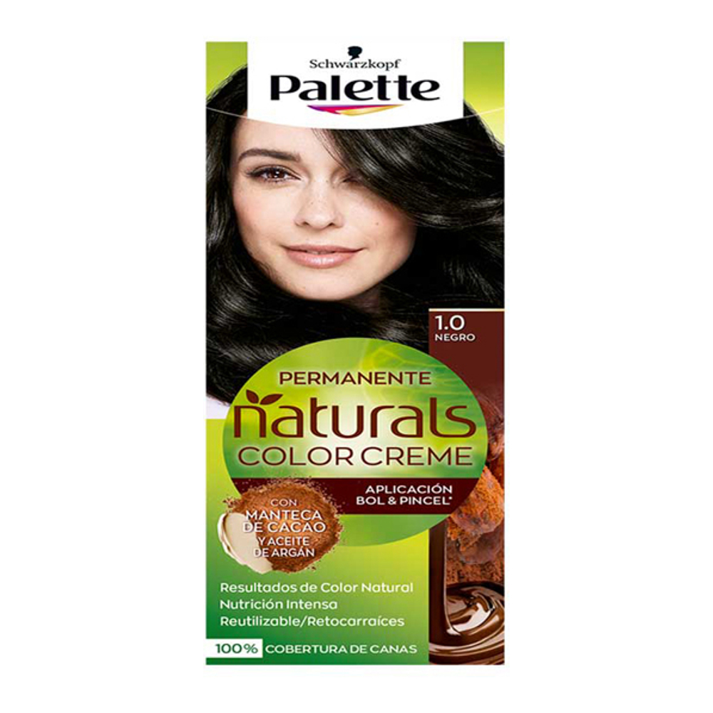 Teinture pour cheveux 'Palette Natural' - 1.0 Black