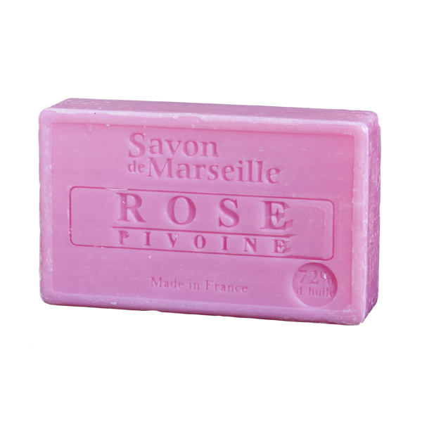 Savon de Marseille 'Rose Pivoine' - 100 g