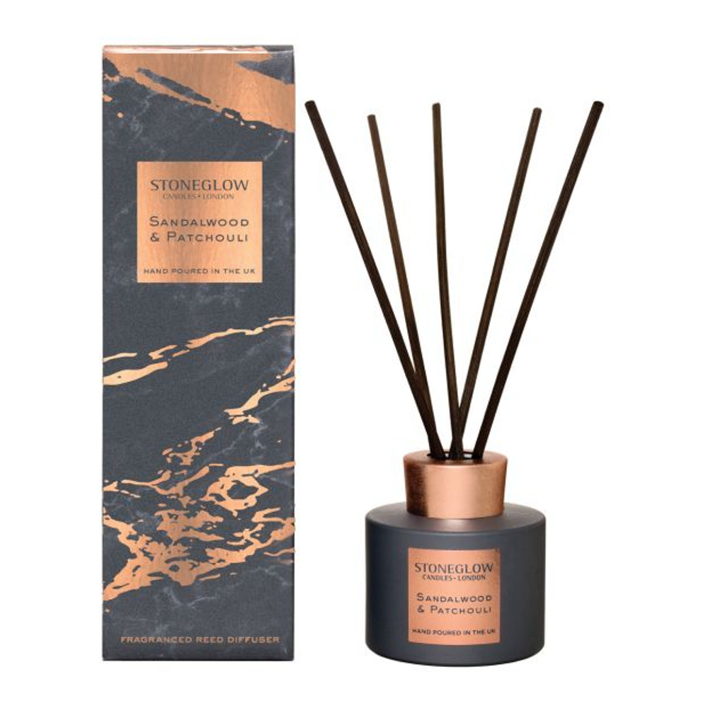 'Sandalwood & Patchouli' Schilfrohr-Diffusor - 120 ml