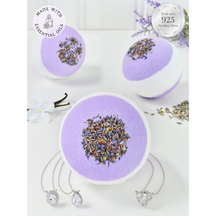 Women's 'Lavender' Bath Bomb Set - 100 g