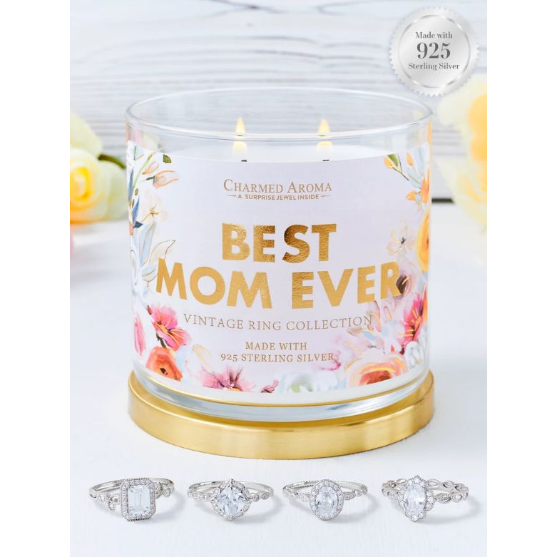 Set de bougies 'Best Mom Ever' pour Femmes - 500 g