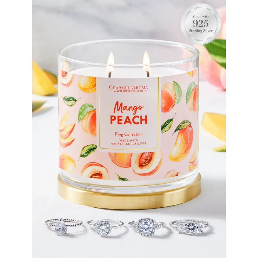 Women's 'Mango Peach' Candle Set - 500 g