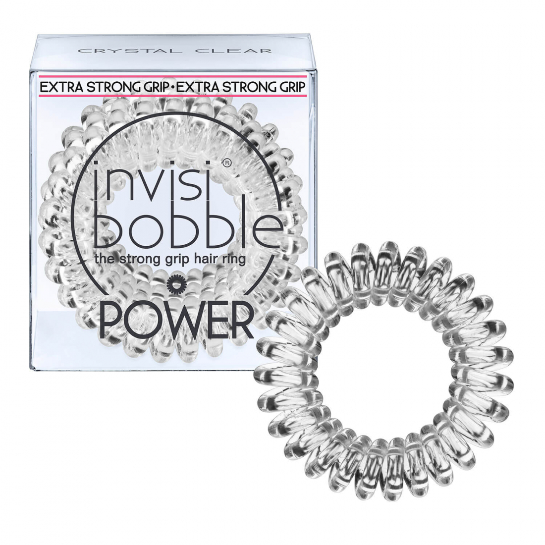 'Power' Hair Tie - Crystal 3 Pieces