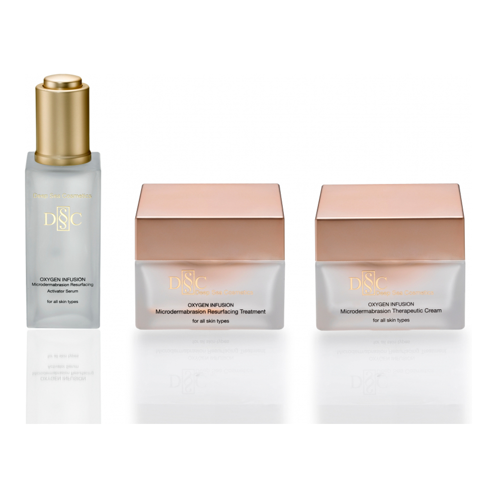 'Oxygen Infusion Microdermabrasion Resurfacing' Set - 3 Einheiten