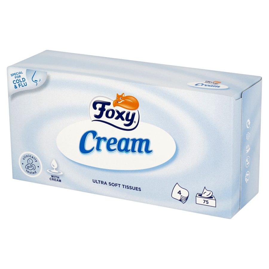 'Facial Cream' Tissues - 75 Pieces