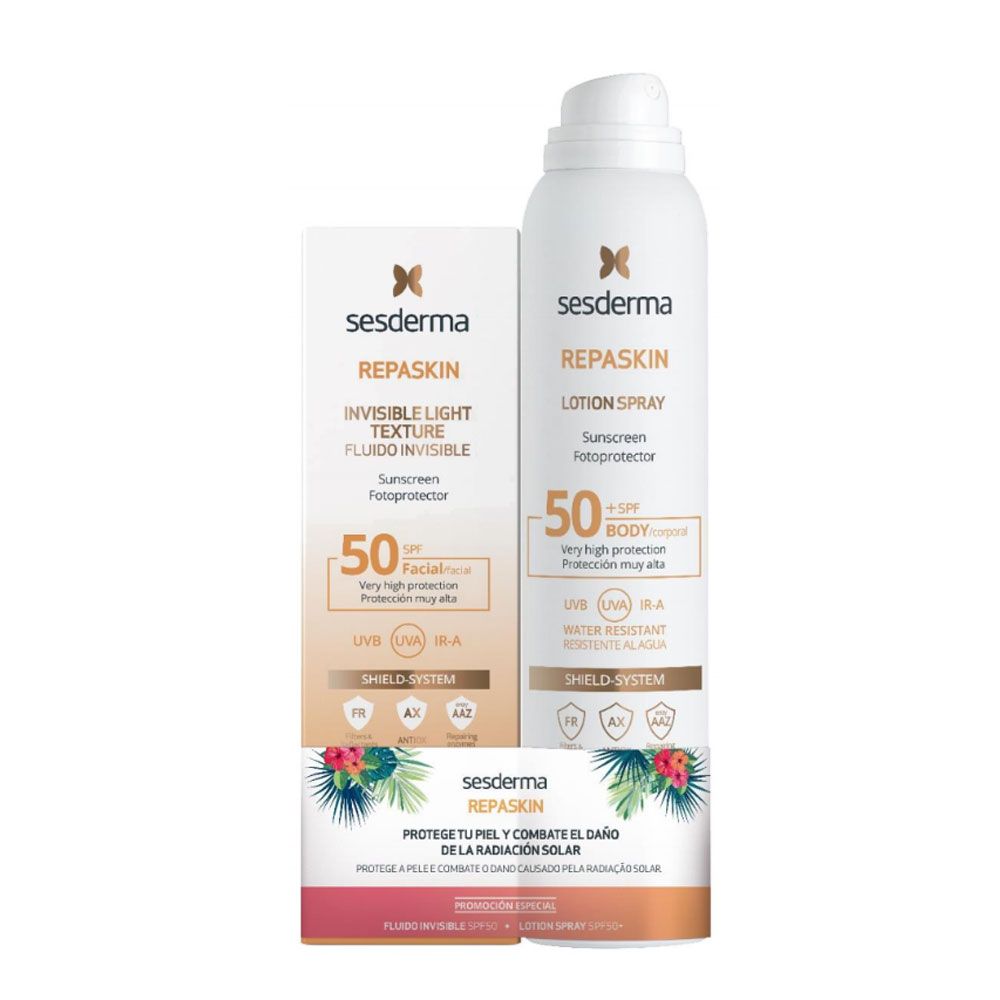 'Repaskin Aerosol Spf50 +' Sunscreen Fluid, Sunscreen Spray - 2 Units