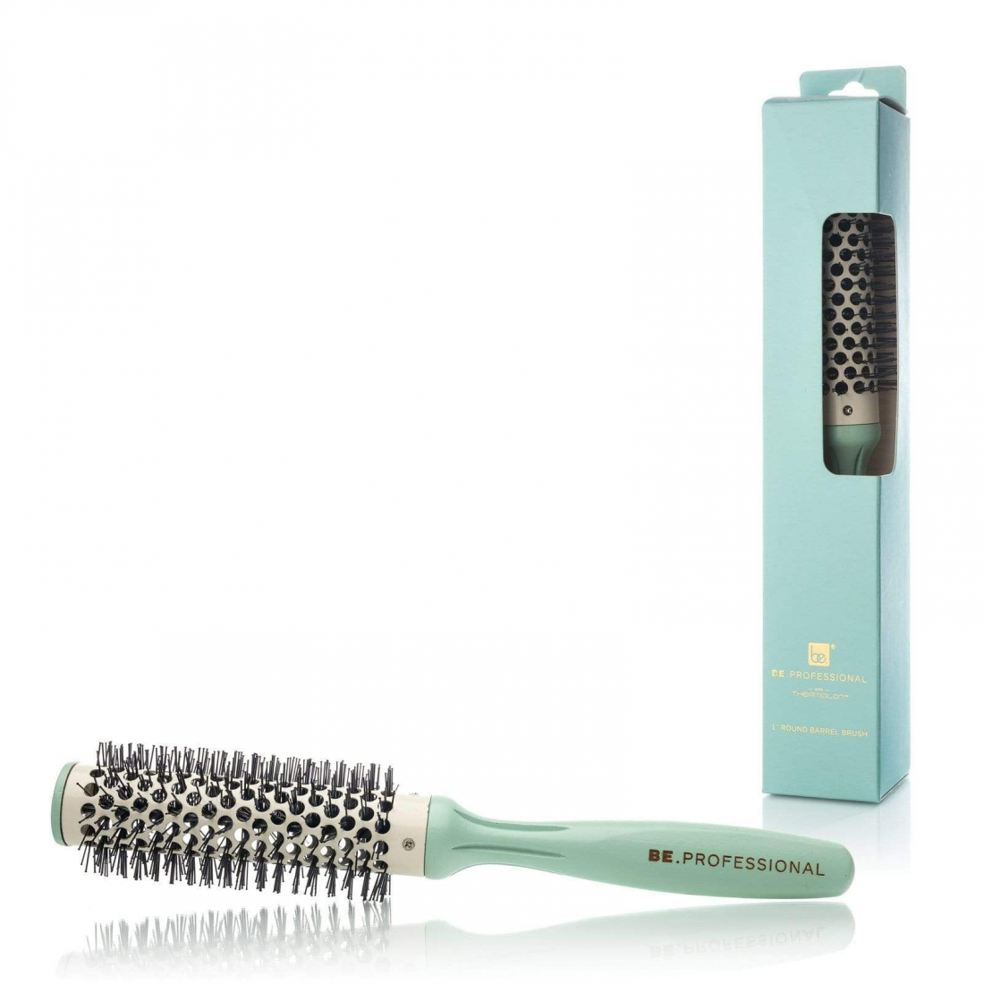 'Boar Bristle' Hair Brush - Light Blue