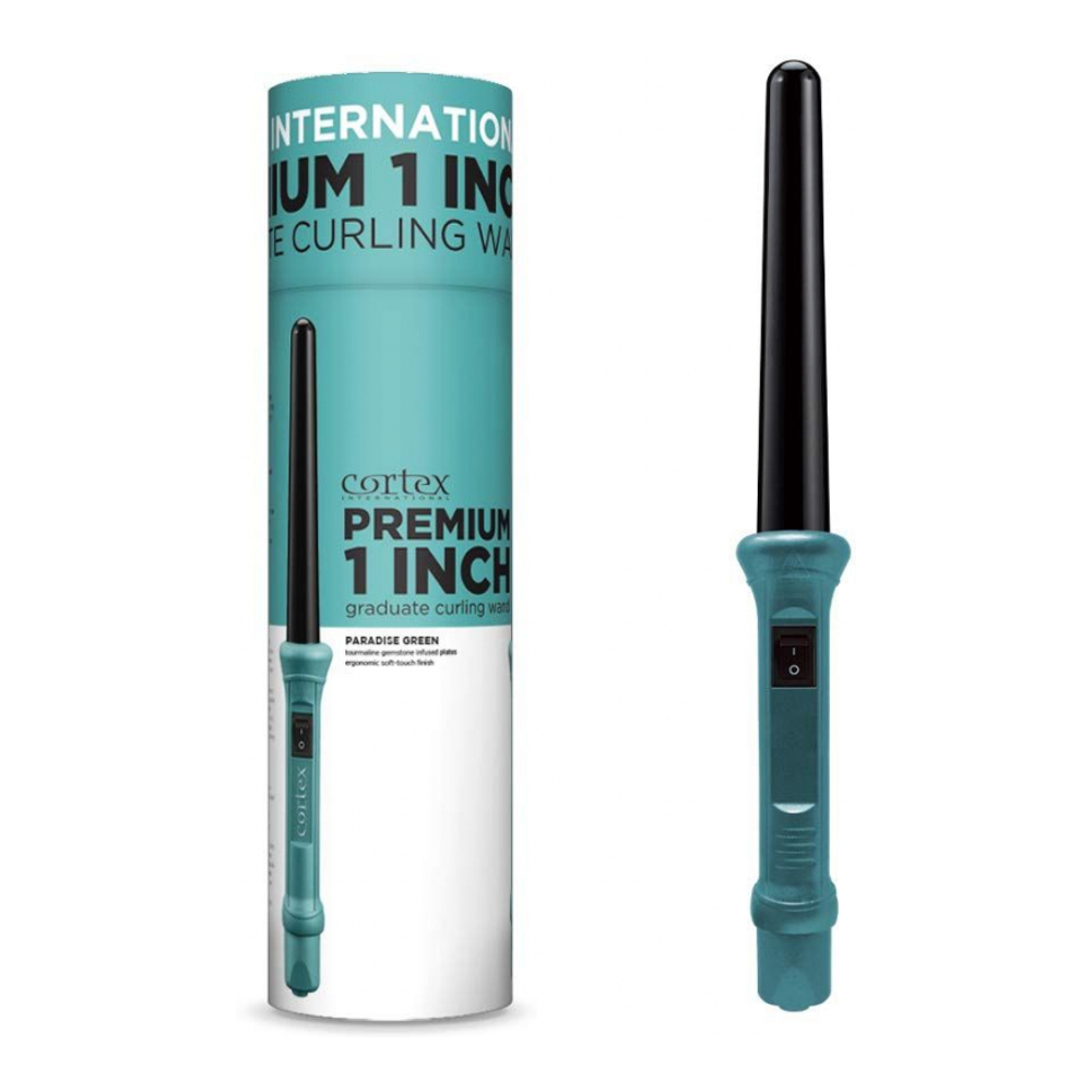 'Graduated' Curling Iron - Paradise Green 3 cm