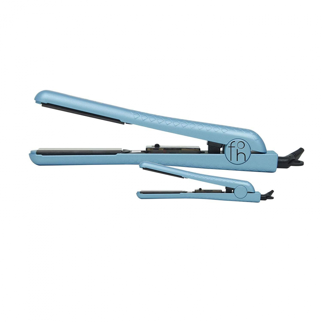 'Double Trouble' Hair Styling Set - Sky Blue 2 Pieces