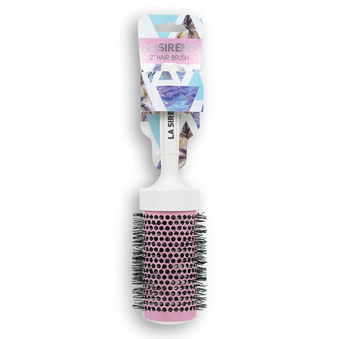 'Round Blush' Hair Brush - White