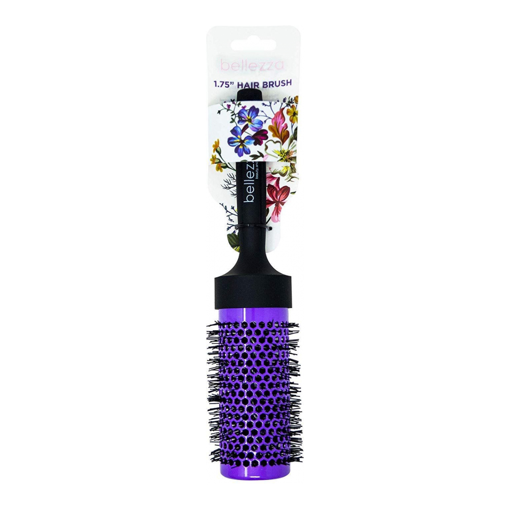 'Round' Hair Brush - Purple