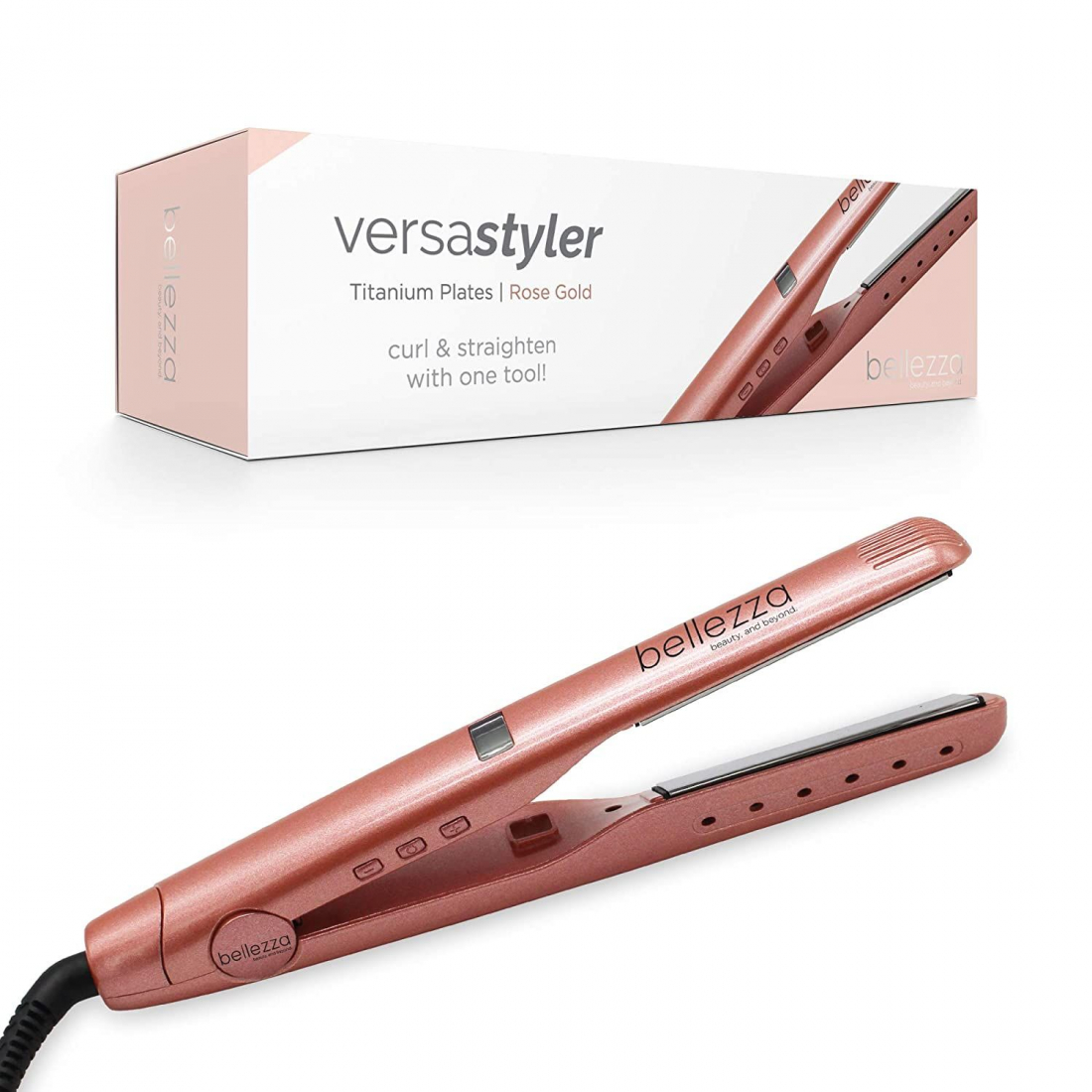 'Versa Styler' Hair Straightener - Rose Gold 3 cm