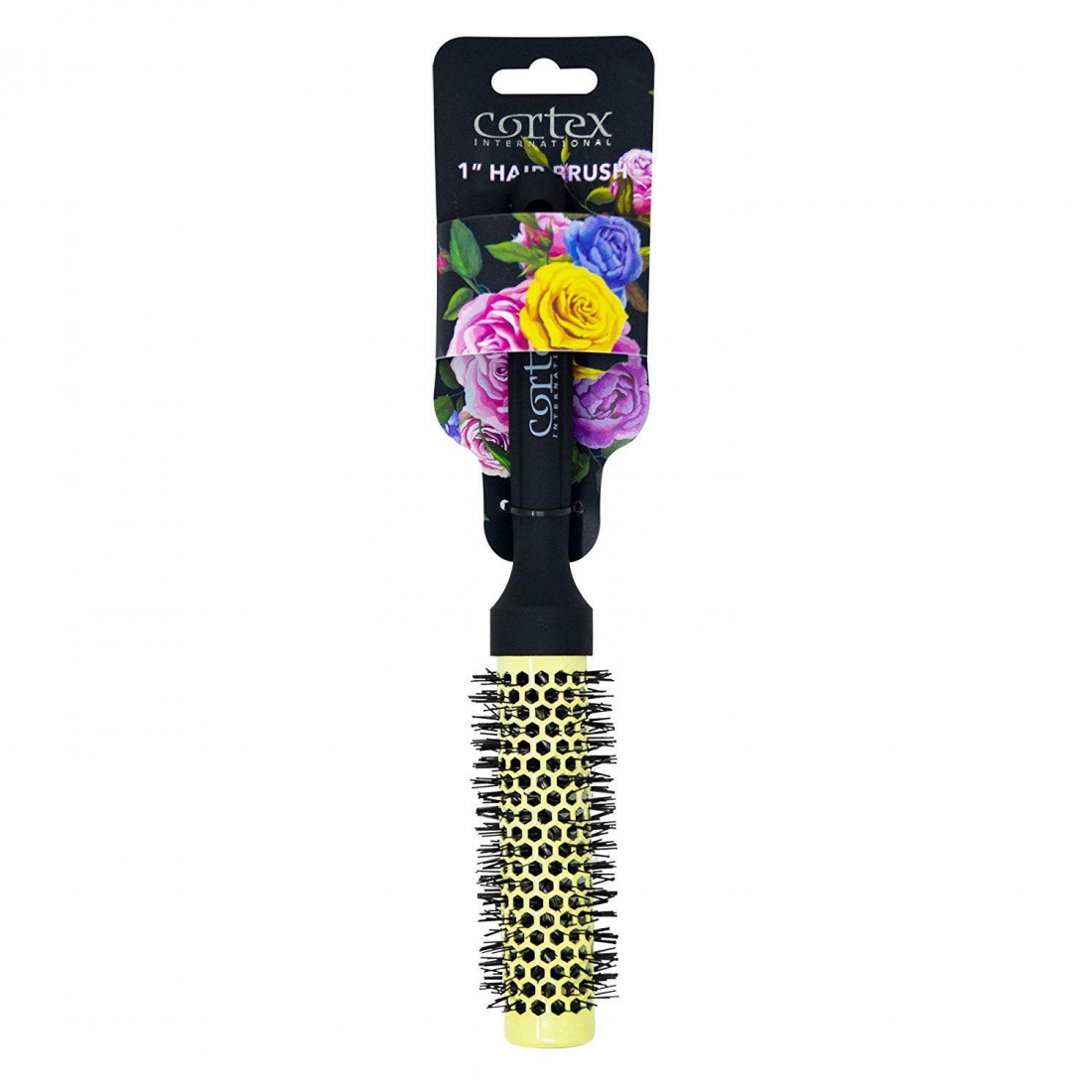 'Round' Hair Brush - Yellow