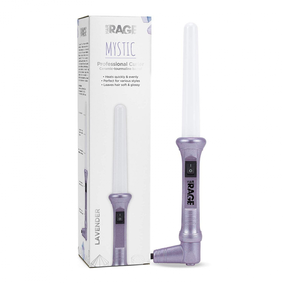 'Graduated' Curling Iron - Lavender 3 cm