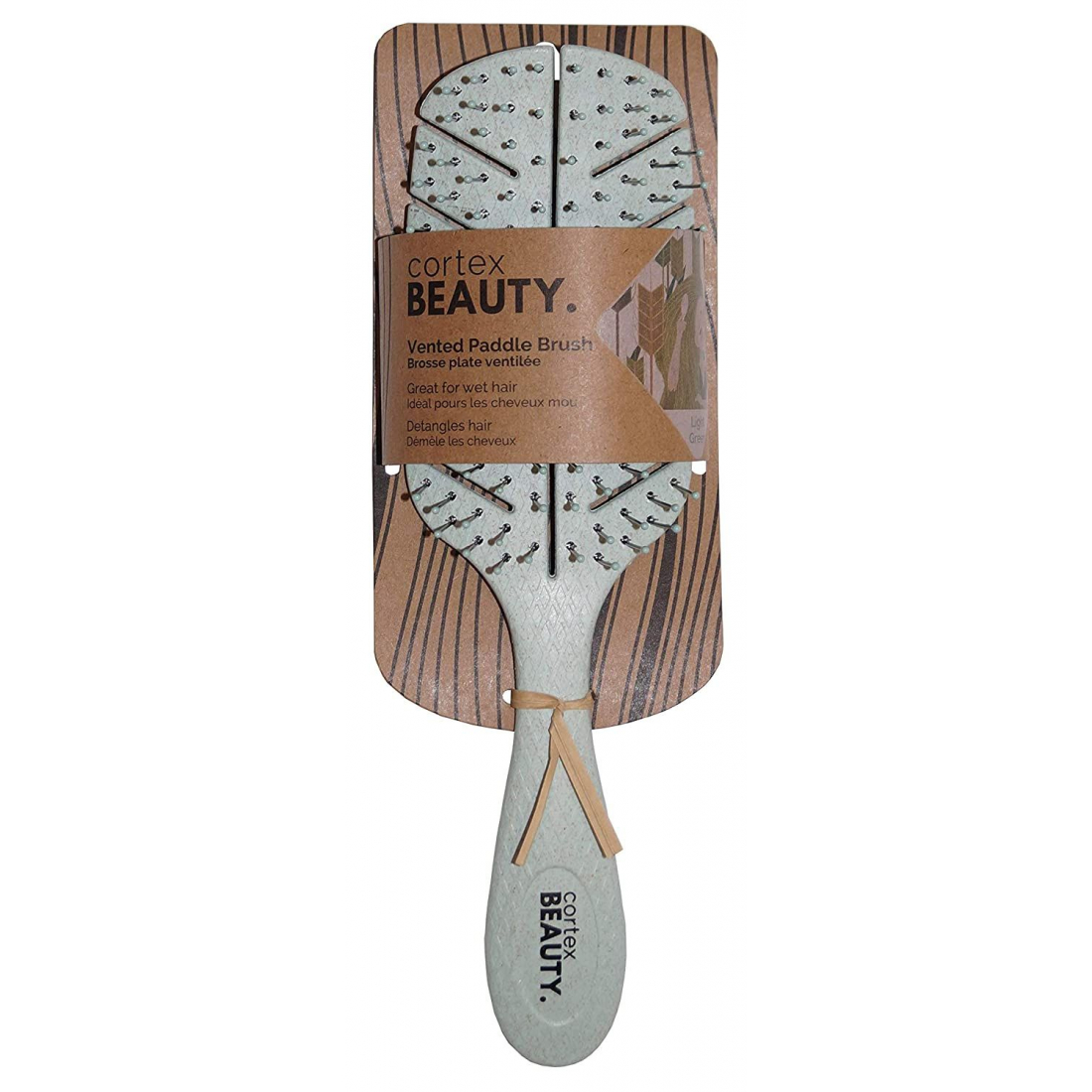 'Wheat Straw' Hair Brush - Light Green