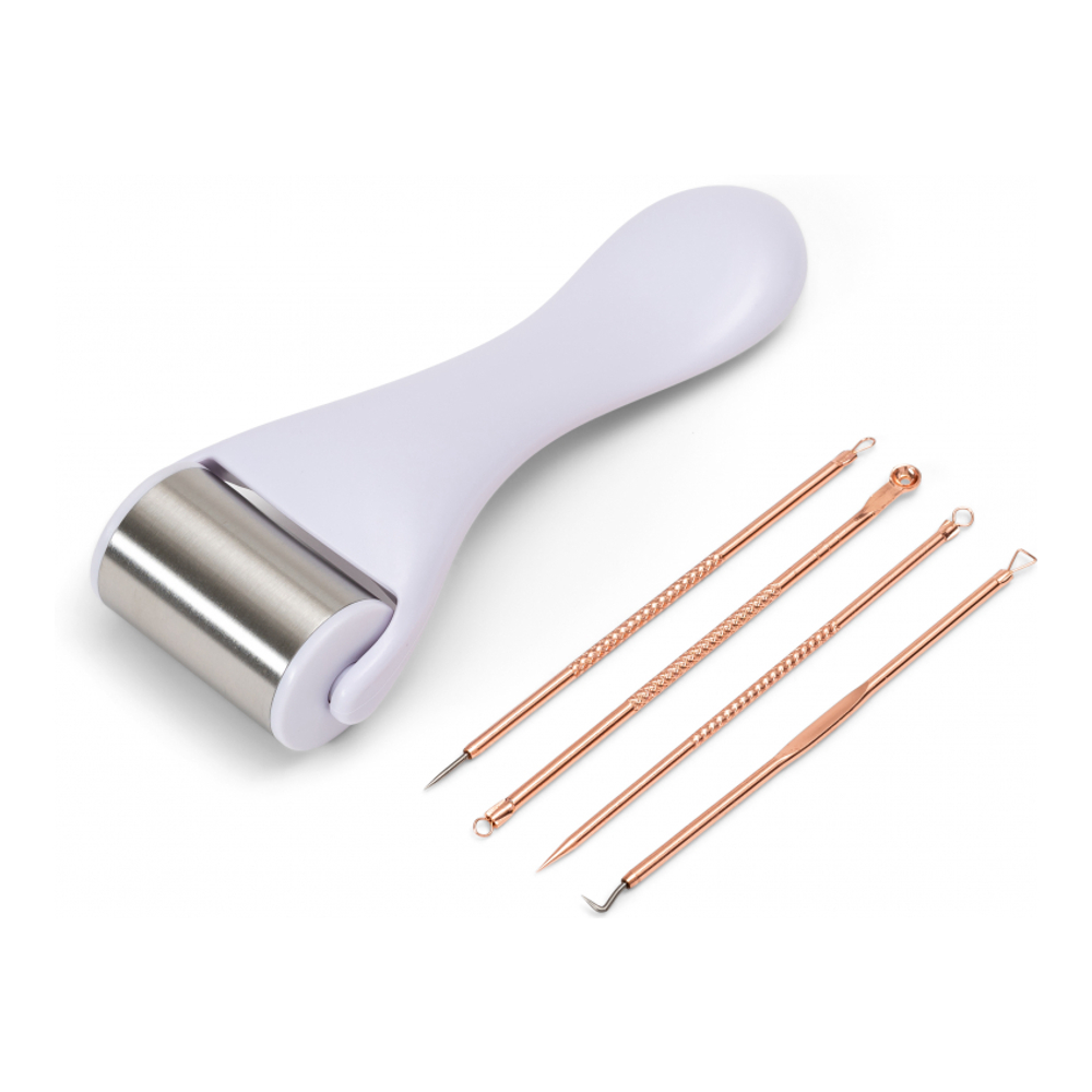 'Pimple Popper Kit & Ice Roller' Set - 2 Stücke