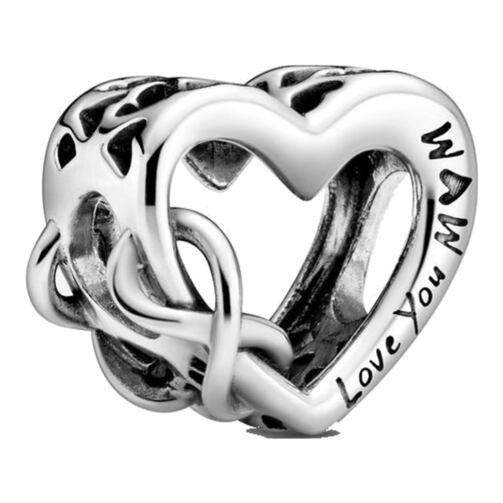 'Love You Mum' Charm für Damen