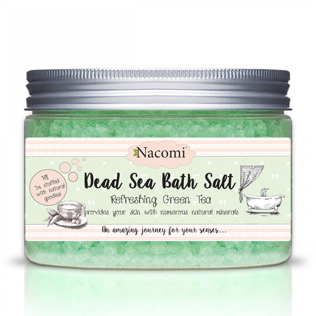 'Refreshing Green Tea' Bath Salts - 450 g