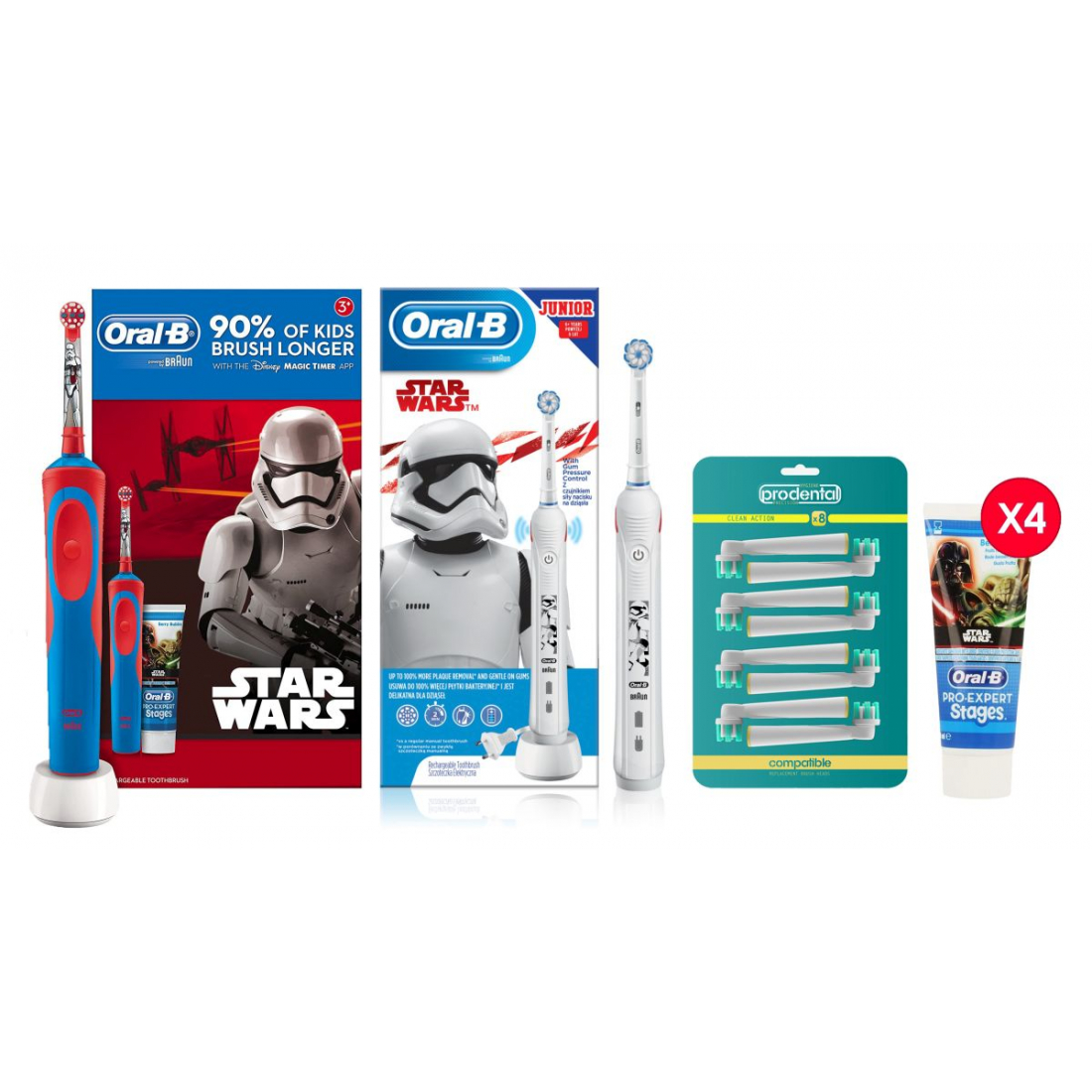 Set de soins dentaires 'Star Wars' pour Enfants - 14 Pièces