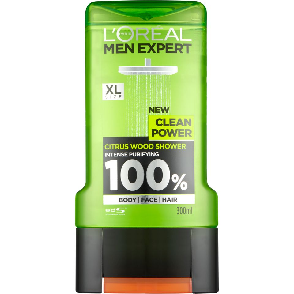 'Men Expert Clean Power' Shower Gel - 300 ml