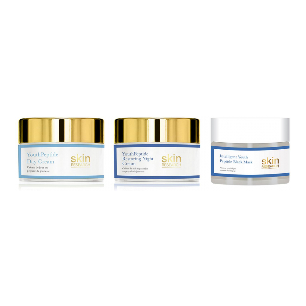 'K3 Youth Peptide' Day Cream, Face Mask, Night Cream - 3 Units