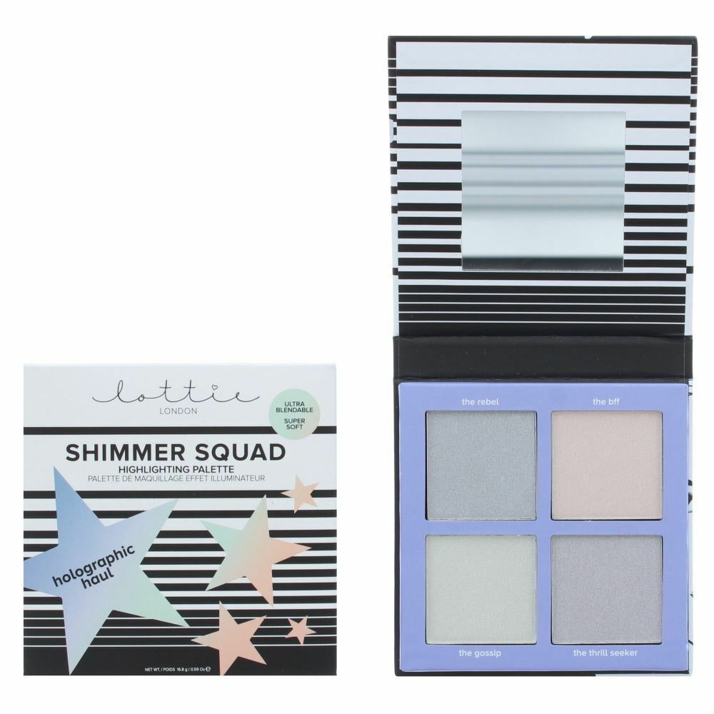 'Shimmer Squad' Highlight & Contour Palette - Holographic Haul 16.8 g