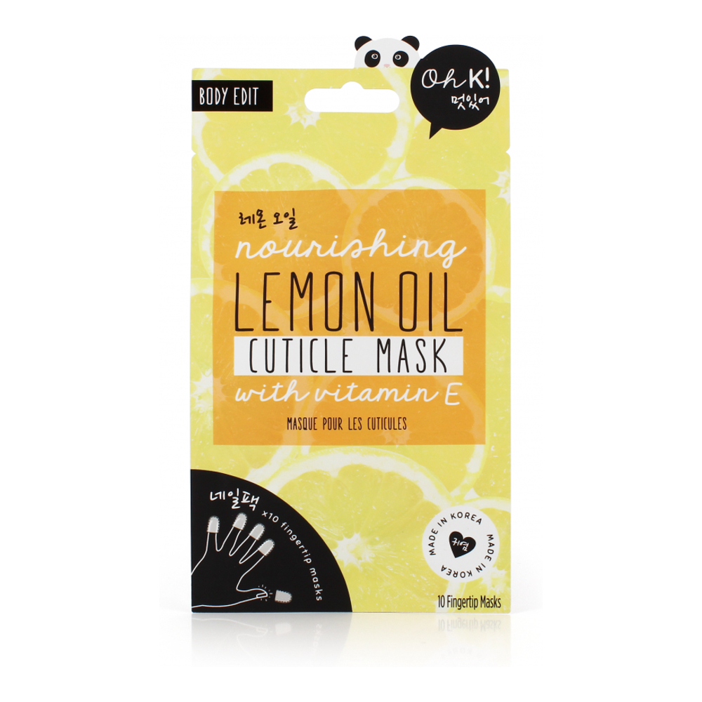 Masque à cuticules 'Lemon Oil' - 10 Unités