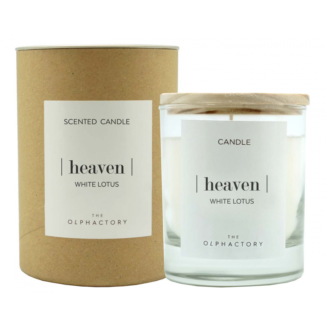 Bougie parfumée '|heaven|' -  40 Heures