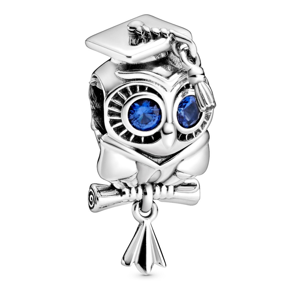 'Wise Owl Graduation' Charm für Damen