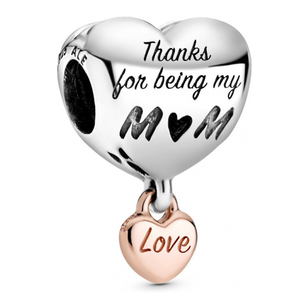 'Love You Mum' Charm für Damen