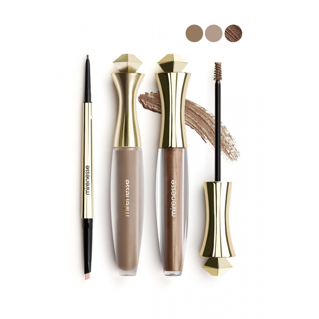 'Master Perfect Brows' 3 Pieces Set - Silk Brown