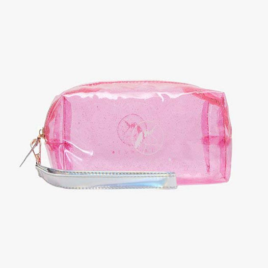 'Zippee Licorne Glitter Rose' Toiletry Bag