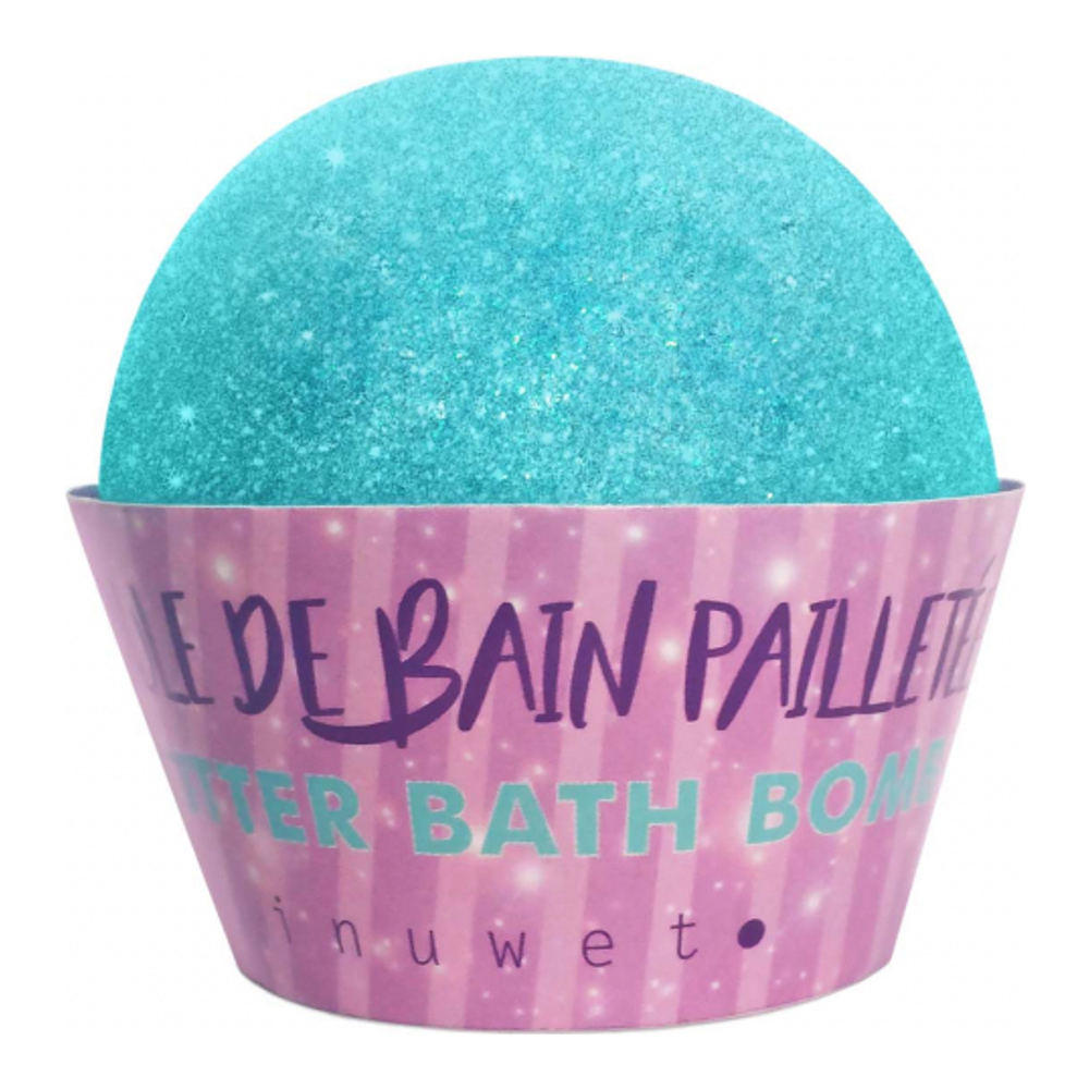 'Glitter Turquoise Cassis' Bath Bomb