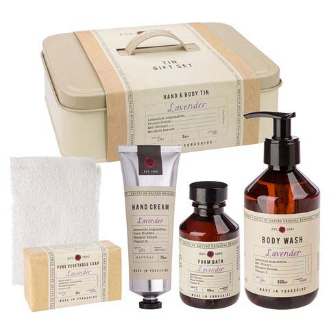 'Tin Box' Body Care Set - Lavender 5 Pieces