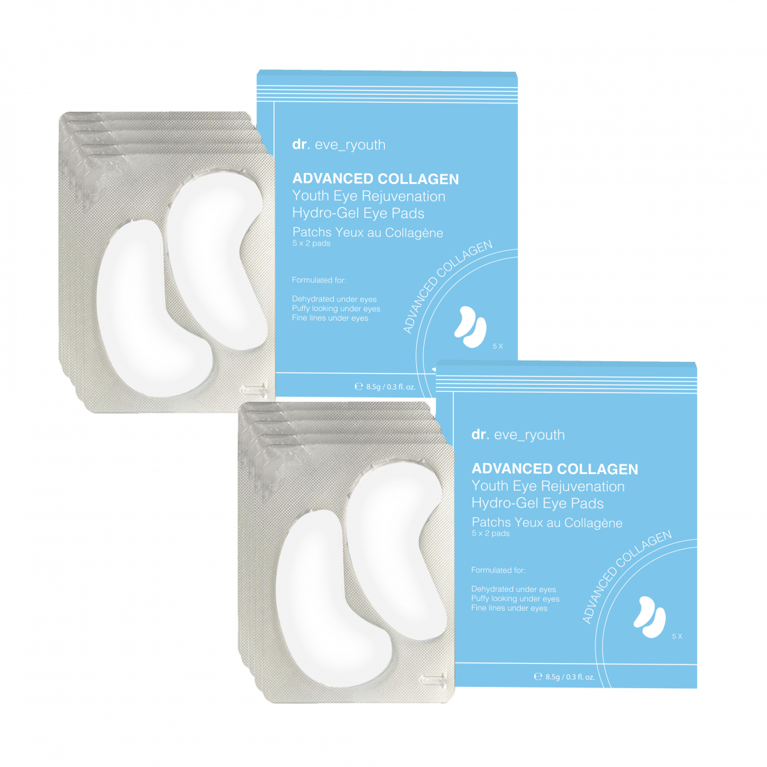 'Youth Eye Rejuvenation' Eye Pads - 2 Pieces