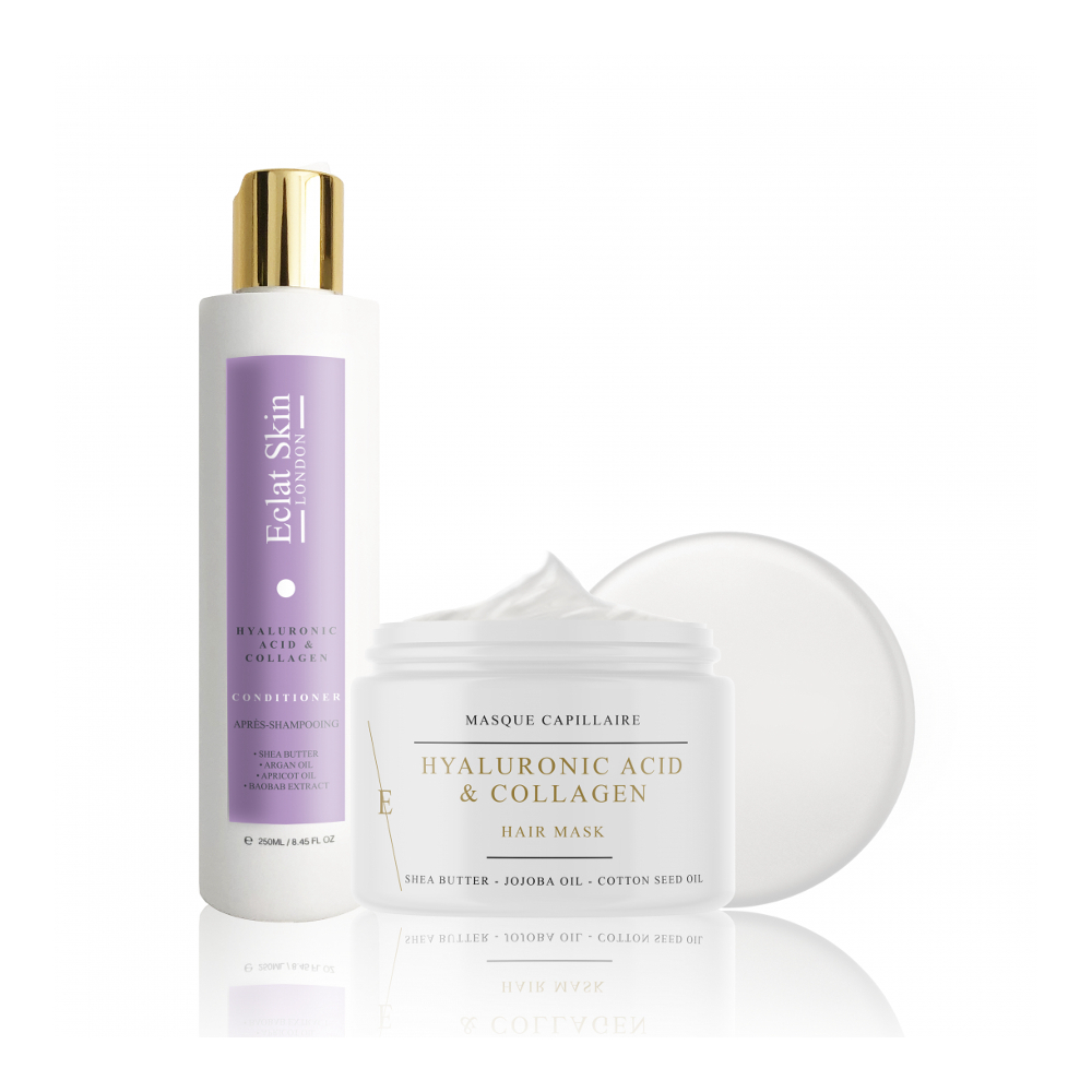 Set de soins capillaires 'Hyaluronic Acid & Collagen' - 2 Pièces