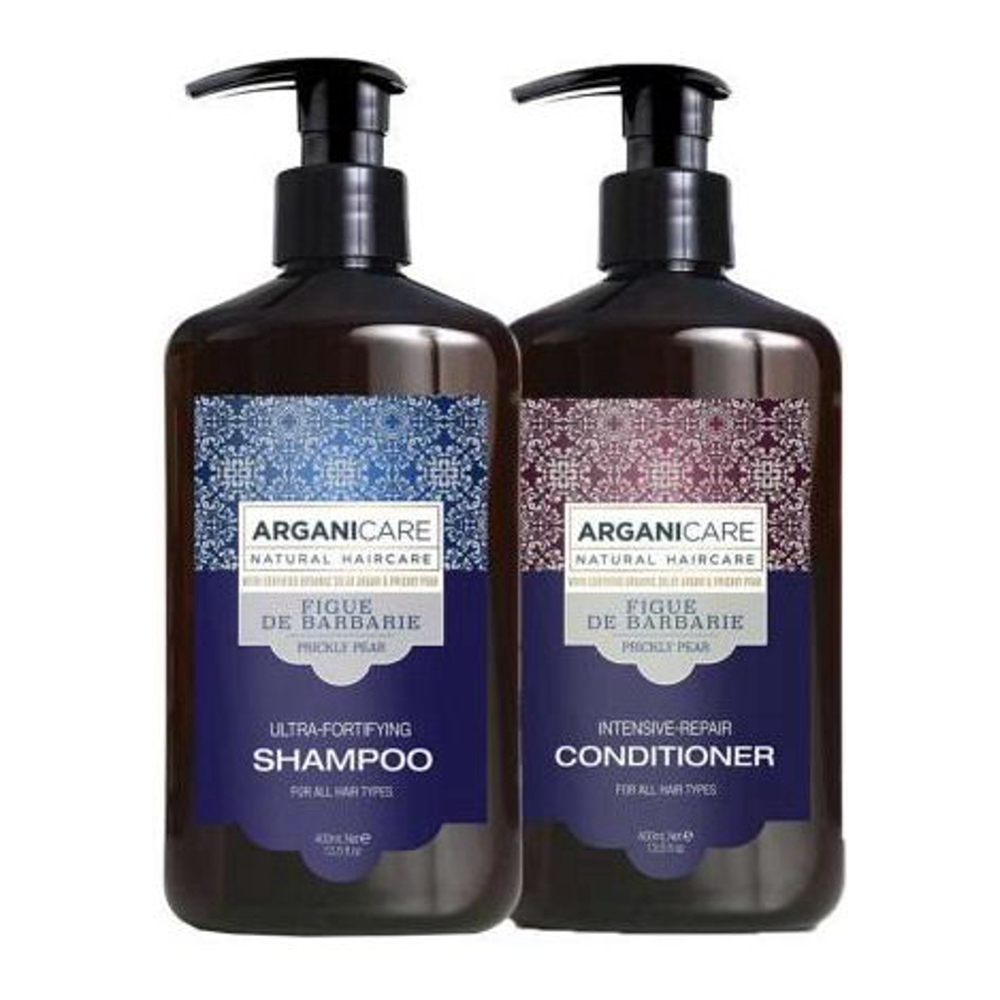 'Prickly Pear' Shampoo & Conditioner - 400 ml, 2 Stücke