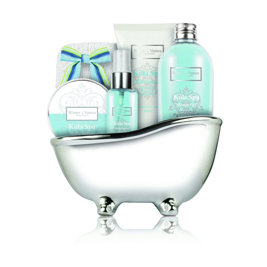 'Kula Spa Bath Tub' Body Care Set - 5 Pieces