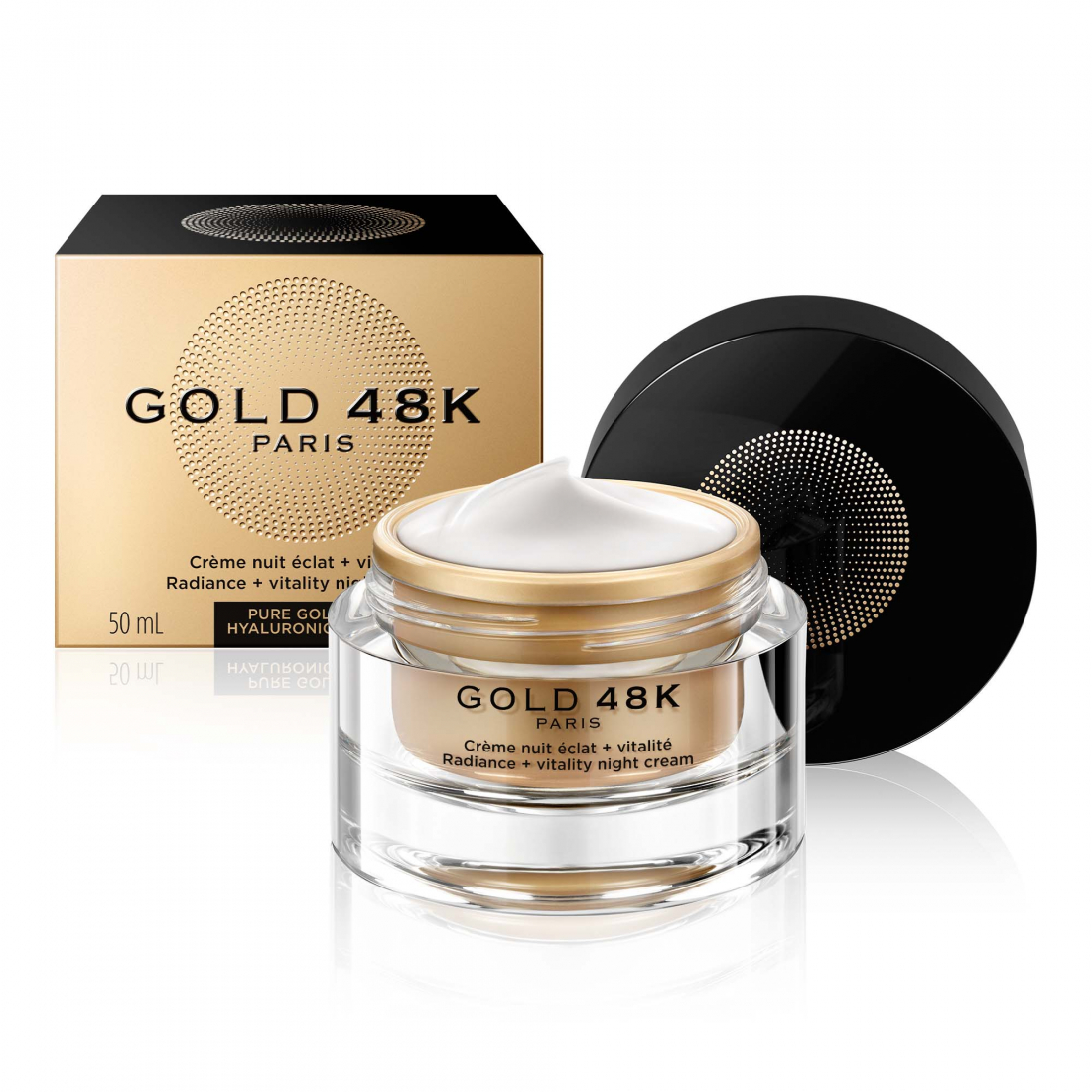 'Radiance + Vitality - Pure Gold + Hyaluronic Acid' Night Cream - 50 ml