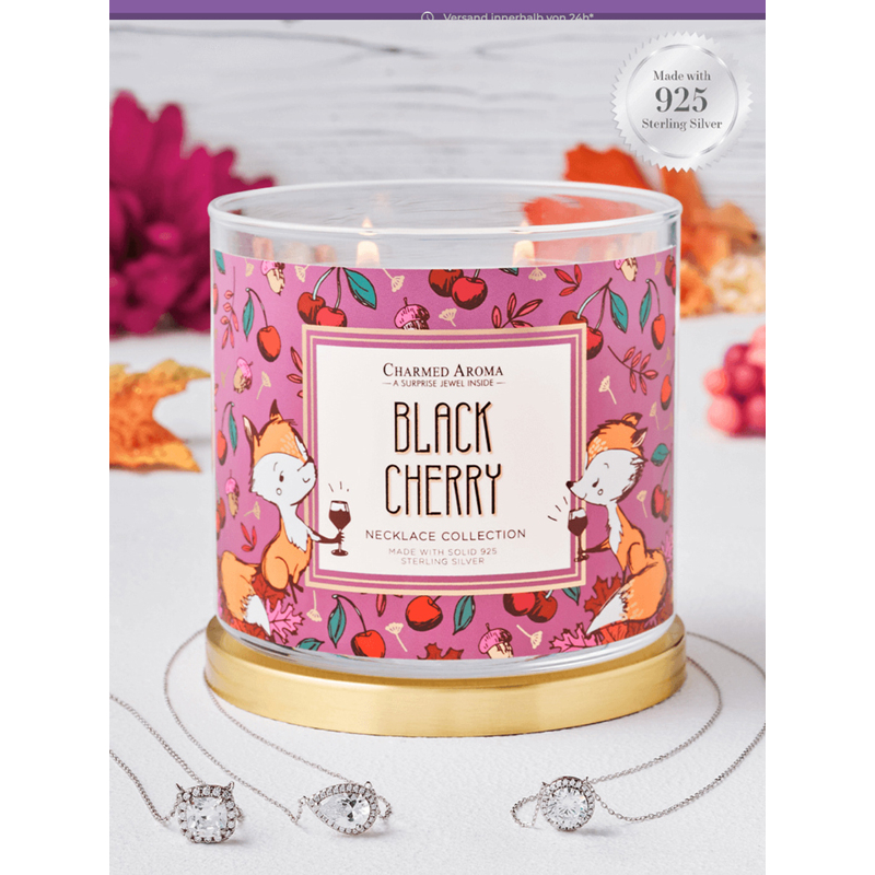 Set de bougies 'Black Cherry' pour Femmes - 500 g