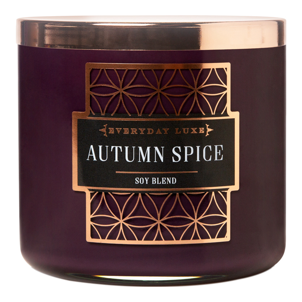 'Everyday Luxe' Scented Candle - Autumn Spice Purple 411 g