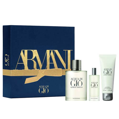 'Acqua di Gio' Perfume Set - 3 Pieces